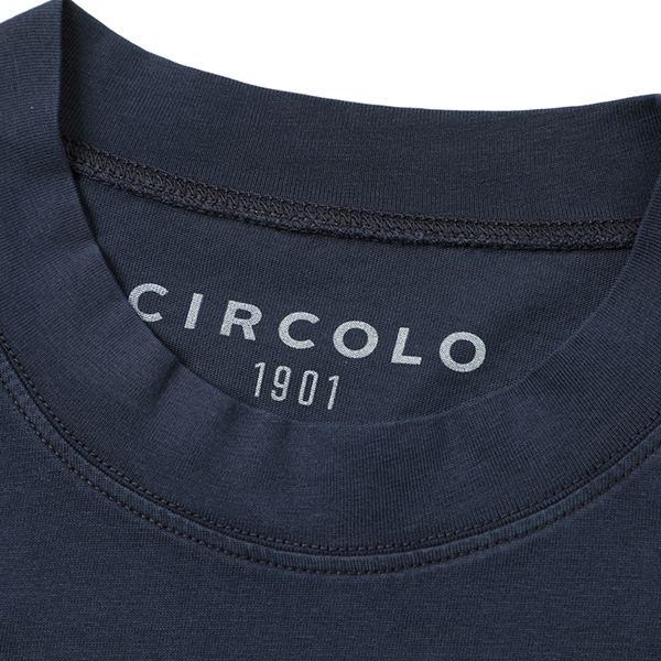 CIRCOLO 1901 チルコロ 1901 カットソー メンズ モックネック コットン